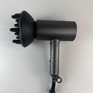 RCY-7004 Hair Dryer 1800W With Diffuser Attachment Gray Ionic Blow Dryer Salon